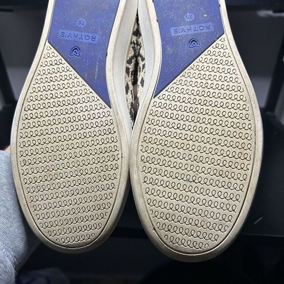 Rothy’s The Original SlipOn Sneaker Sahara Cat Leopard Cheetah Print W US 7.5 - Picture 10 of 10